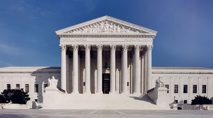 United States Supreme Court Building in Washington DC